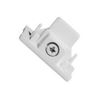 White Track Lighting Rail End Cap