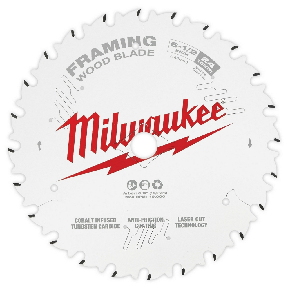 6-1/2" 24T Framing Blade 2PK