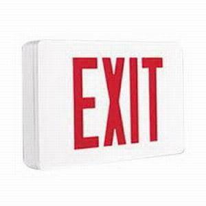 LED, Brushed Aluminum Face and Black Housing, Single Face, Red and Green Letters, Self-Powered