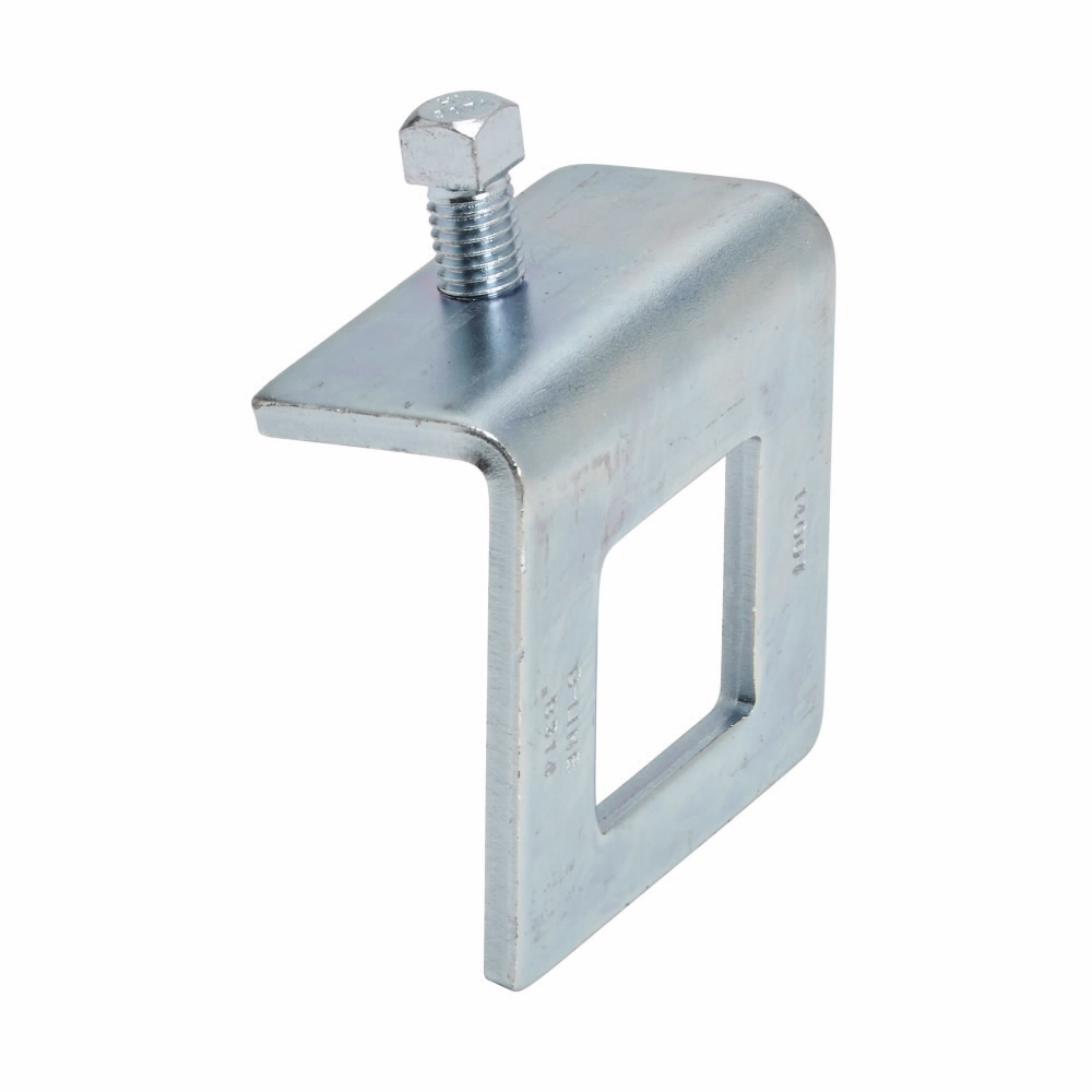 Eaton B-Line series beam clamps, 3.4380" H x 0.25" L x 1.75" W, Steel, 900Lbs load, 0.625" beam/flange width