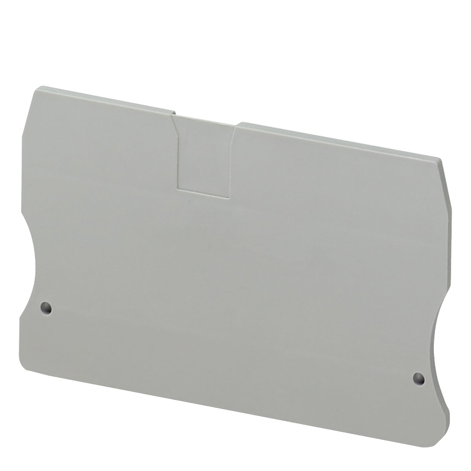 Cover plate, Linergy TR, 2.2mm width, 2 points, for spring terminals NSYTRR102, grey, Set of 50