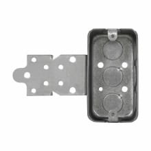 Eaton Crouse-Hinds series Utility Box, (3) 1/2", F, set 1/4", 1-1/2", Steel, (5) 1/2", 10.3 cubic inch capacity