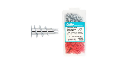 A Complete Anchor Solution For Drywall, Concrete, and Brick